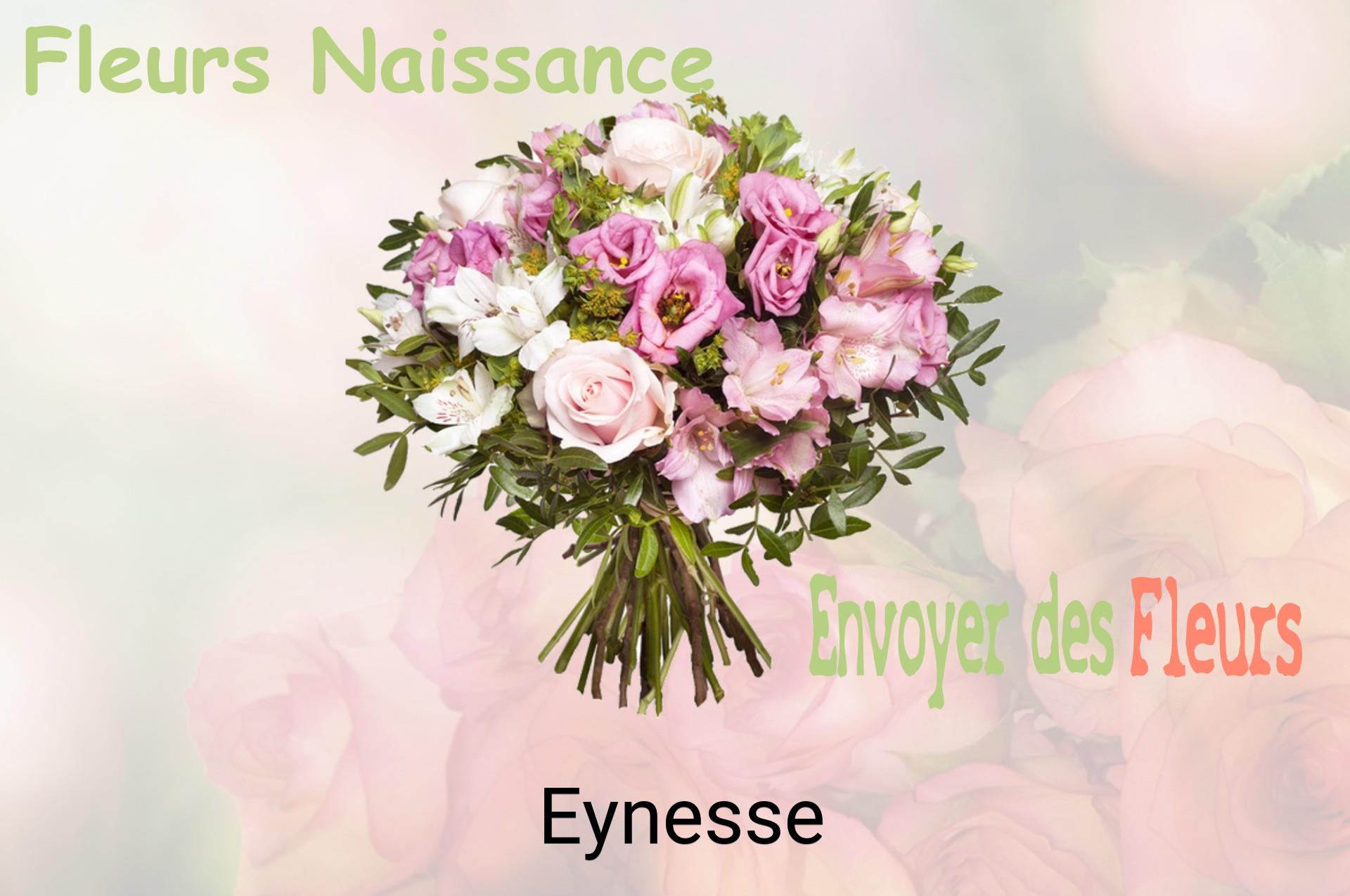Bouquet de fleurs de naissance livré à Eynesse